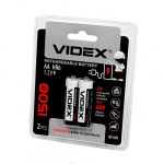 Аккумулятор VIDEX HR6/AA 1500mAh 2BL (2/20/200)