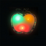 Фонарь КОСМОС KOCNL_LP1001 яблоко (ночник, 1LEDx1W, 220В работа от сети, , пластик, )  (1/100)