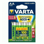 Аккумулятор Varta HR6/AA 1600mAh 4BL accu R2U (56716) (4/40)