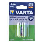 Аккумулятор Varta HR03/AAA  800mAh 2BL (56703) (2/20)