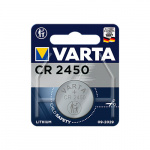 Элементы питания Varta CR2450 1BL (6450) (1/10/100)
