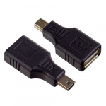 Переходник PERFEO A7016, USB2.0 A розетка - вилка Mini USB (1/200)