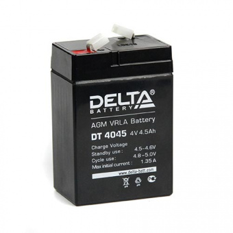 Аккумулятор DT4045 DELTA 4V 4,5Ah (для фонарей ЭРА) (1/20)