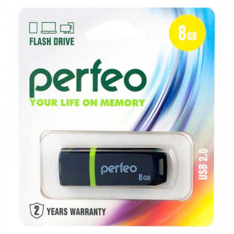 USB2.0 флеш-накопитель PERFEO 32GB C11 Black (1/10)