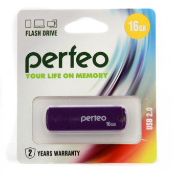 USB2.0 флеш-накопитель PERFEO 32GB C05 Purple (1/10)