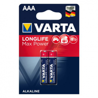 Элементы питания Varta LONGLIFE MAX POWER (max tech) LR3 2BL (4703) (20/100)