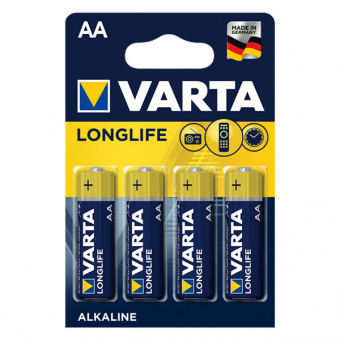 Элементы питания Varta LONGLIFE LR6 4BL (4106) (4/80/400)