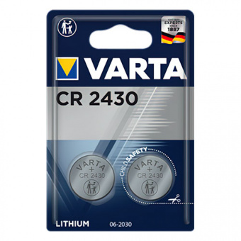 Элементы питания Varta CR2430 2BL (6430101402) (2/20/200)