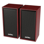 Колонки 2.0 PERFEO PF_A4388, "CABINET" USB , мощность 2х3 Вт (RMS), махагон (1/10/30)