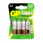 Элементы питания GP LR6/15A 4BL Super (40/320)