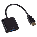 Переходник PERFEO A7022, HDMI A вилка - розетка VGA/SVGA (1/50)