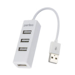 USB Разветвитель PERFEO PF-HYD-6010H, 4 Port White (PF_A4526) (1/250)