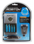 Зарядное устройство  ROBITON SmartDisplay M1 1BL (пустое, под 1-4хАА,ААА, дисплей, тестер, 12V) (1) (1/10)