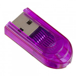 Картридер PERFEO PF-VI-R015 для MicroSD Purple (1/100)