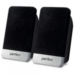 Колонки 2.0 PERFEO PF_4830, "MONITOR" USB, мощность 2х1.5 Вт (RMS), черный (1/15)