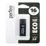 USB2.0 флеш-накопитель PERFEO 16GB E03 Black economy series (1/10) 