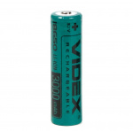 Аккумулятор VIDEX 18650 3000mAh bulk50 без защиты (1/50/600)