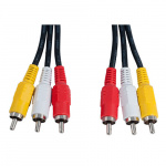 Кабель PERFEO R3104, 3xRCA вилка - вилка 3xRCA,  3 м (1/20)