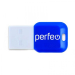 USB2.0 флеш-накопитель PERFEO 32GB M02 Blue (1/10)