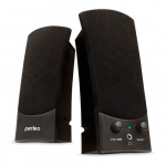 Колонки 2.0 PERFEO PF_4392, "UNO" USB мощность 2х0.5 Вт (RMS), чёрный (1/12/24)