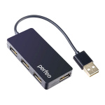 USB Разветвитель PERFEO PF-VI-H023, 4 Port Black (PF_C3217) (1/100)