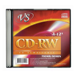 Диски CD-RW VS Slim (5/200)