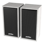 Колонки 2.0 PERFEO PF_A4389, "CABINET" USB , мощность 2х3 Вт (RMS), белый дуб (1/10/30)