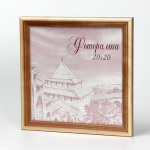Фоторамка деревянная СОСНА 20х20 (1/25)