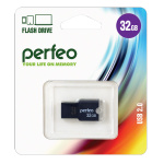 USB2.0 флеш-накопитель PERFEO 32GB M01 Black (1/10)