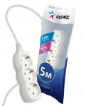 Сетевой удлинитель КОСМОС 5 метров, 3 гнезда, заземление (YKsm5m-3g-Z) (1/20)