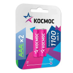 Аккумулятор КОСМОС-AAA 1100 mAh 2BL (2/24)