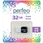 USB2.0 флеш-накопитель PERFEO 32GB M02 White (1/10)