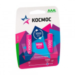 Аккумулятор КОСМОС-AAA 1000 mAh 2BL (2/24)