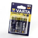 Элементы питания Varta LONGLIFE LR20 2BL (4120101422) (2/12/100)