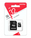 Карта памяти microSD SmartBuy (HC) 32Gb class10  (с адаптером SD) (1/10) 