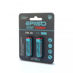 Элементы питания EPILSO  LR6/AA 2 Blister Card 1.5V TURBO (20/360)