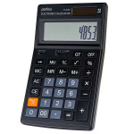Калькулятор PERFEO PF_B4853, 12-разр., бухгалтерский, чёрный, GT (1/20)