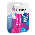 Аккумулятор КОСМОС-AAA  800 mAh 2BL (2/24)