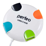 USB Разветвитель PERFEO PF-VI-H020, 4 Port White (1/100)