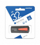 USB3.0 флеш-накопитель SmartBuy 32GB Iron Black/Red (1/10)
