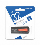 USB3.0 флеш-накопитель SmartBuy 32GB Iron Black/Red (1/10) 