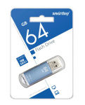 USB3.0 флеш-накопитель SmartBuy 64GB V-Cut Blue (1/10)