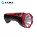 Фонарь КОСМОС Экономик KOCAccu101WLED (карманный, 1LEDx1W, аккумулятор, 220В, пластик, аккумулятор 0.5Ah)  (1/12/48) 