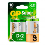 Элементы питания GP LR20/13A 2BL Super (20/160)