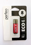 USB2.0 флеш-накопитель PERFEO 8GB E04 Red economy series (1/10) 