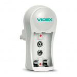 Зарядное устройство  VIDEX VCH-N201 (пустое, 1-2 х AA, AAA, 9V) (1/20)