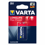 Элементы питания Varta LONGLIFE MAX POWER (max tech) 6LR61 1BL (4722) (1/10/50)