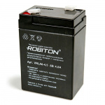 Аккумулятор ROBITON VRLA6-4.5 (6V 4.5Ah,карт.упак.) (1/20)