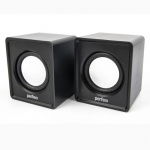 Колонки 2.0 PERFEO PF_5127, "WAVE" USB, мощность 2х3 Вт (RMS), черный (1/20)