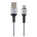 Кабель PERFEO U4806, USB2.0 A вилка - вилка micro USB,  1 м, серый, box (1/30)